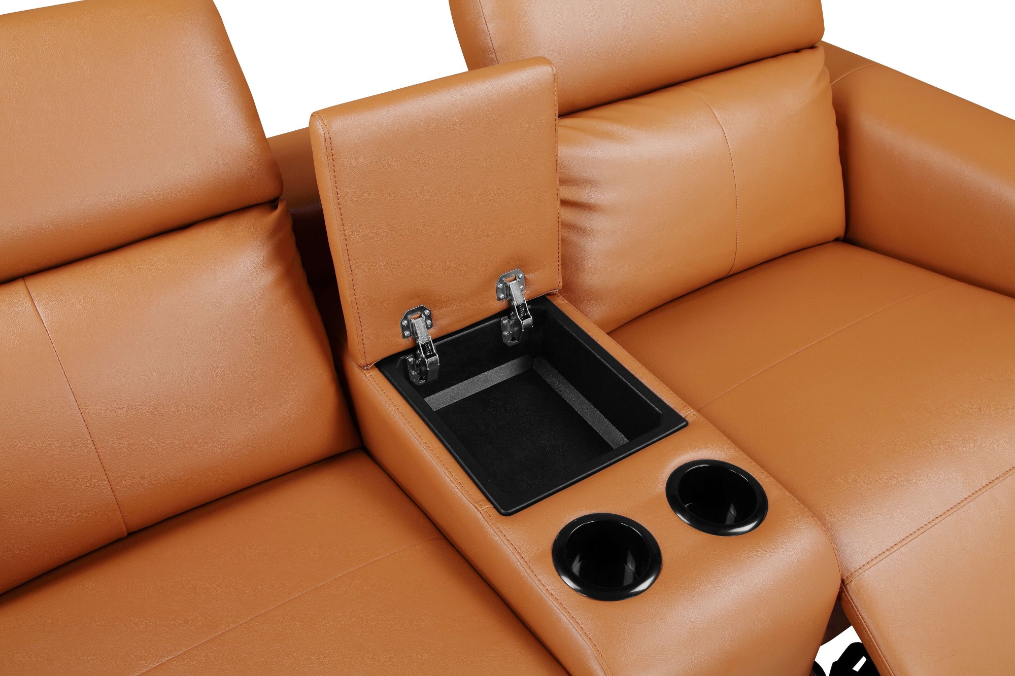 Home affaire 2-Sitzer »Lund, 2er-Kinosofa, TV-Sessel, Multimedia-Sofa, USB-A,« m. elektrischer o. manueller Relaxfunktion, Getränkehalter u. Staufach