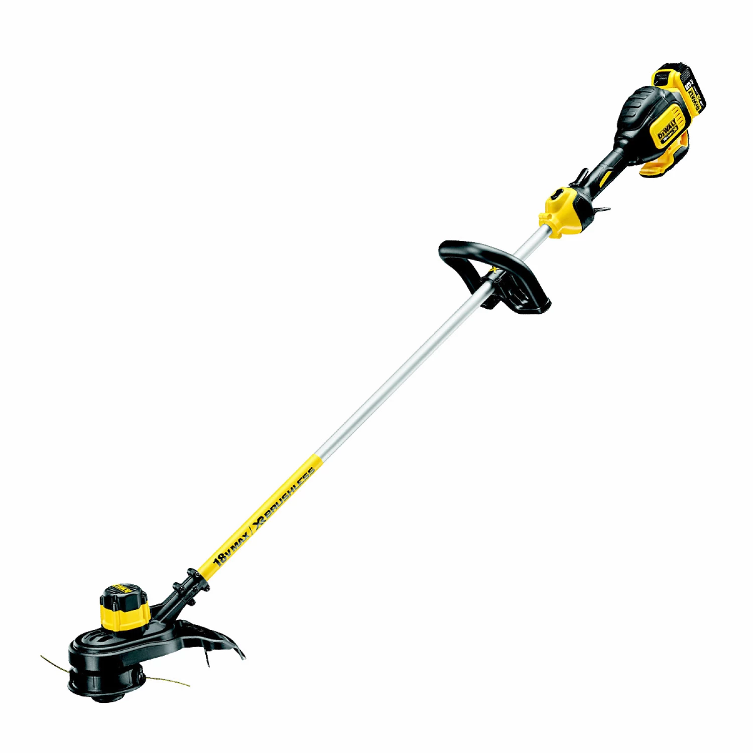 DeWALT DCM561P1 18V Li-Ion accu grastrimmer set (1x 5,0Ah accu) - koolborstelloos - 33cm