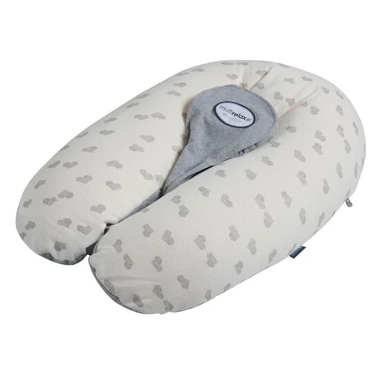 Coussin de Maternité Multirelax   jersey Cœur / Gris        de               Candide