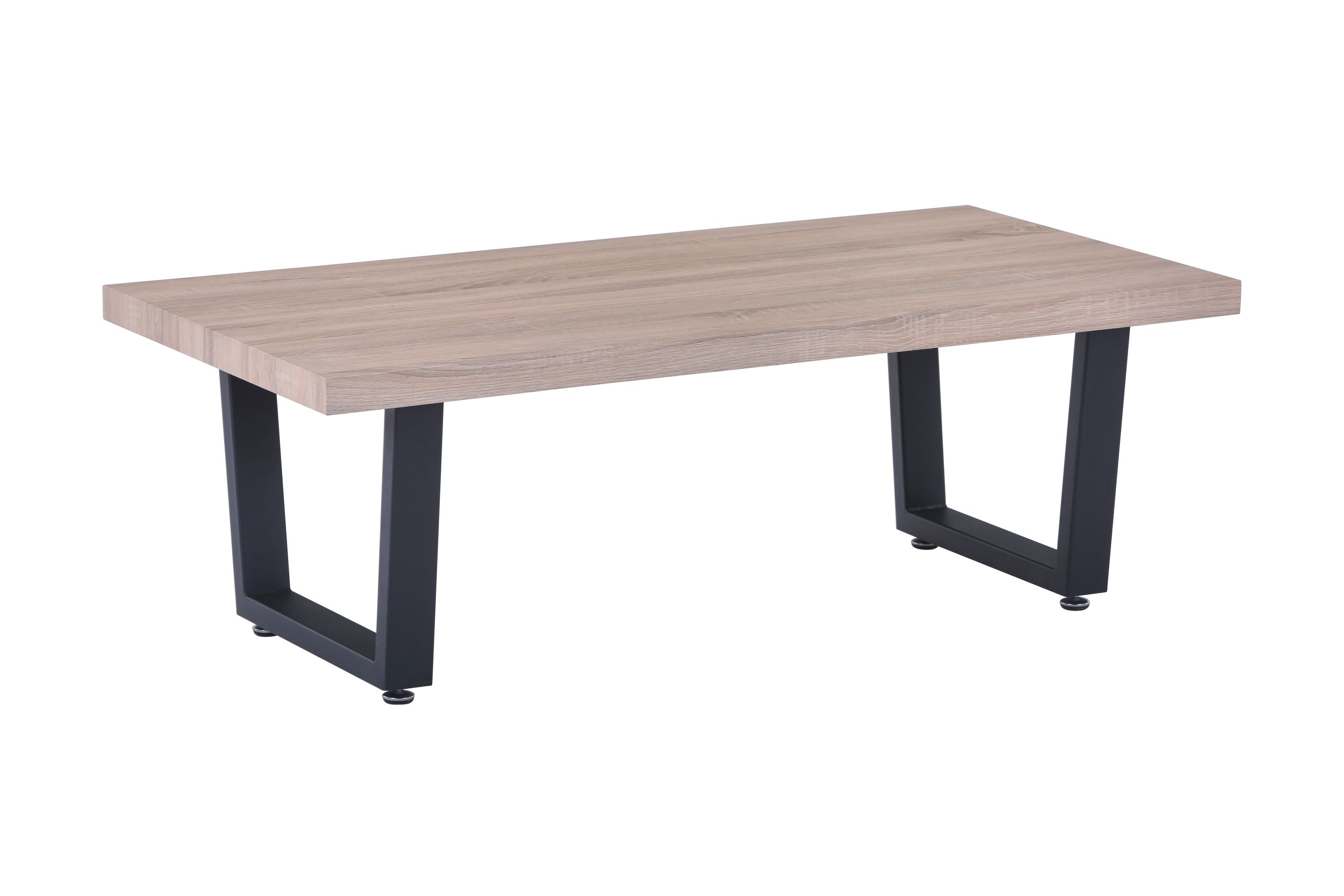Couchtisch 120x60 Eiche Dekor Beistelltisch Wohnzimmertisch Sofatisch Tisch