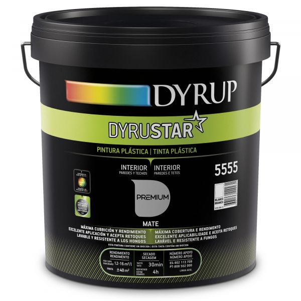 Dyrup Tinta Dyrustar Branco de 5L - 5555-800-13