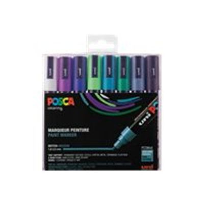 Posca - Pack de 8 marqueurs peinture - pointe moyenne