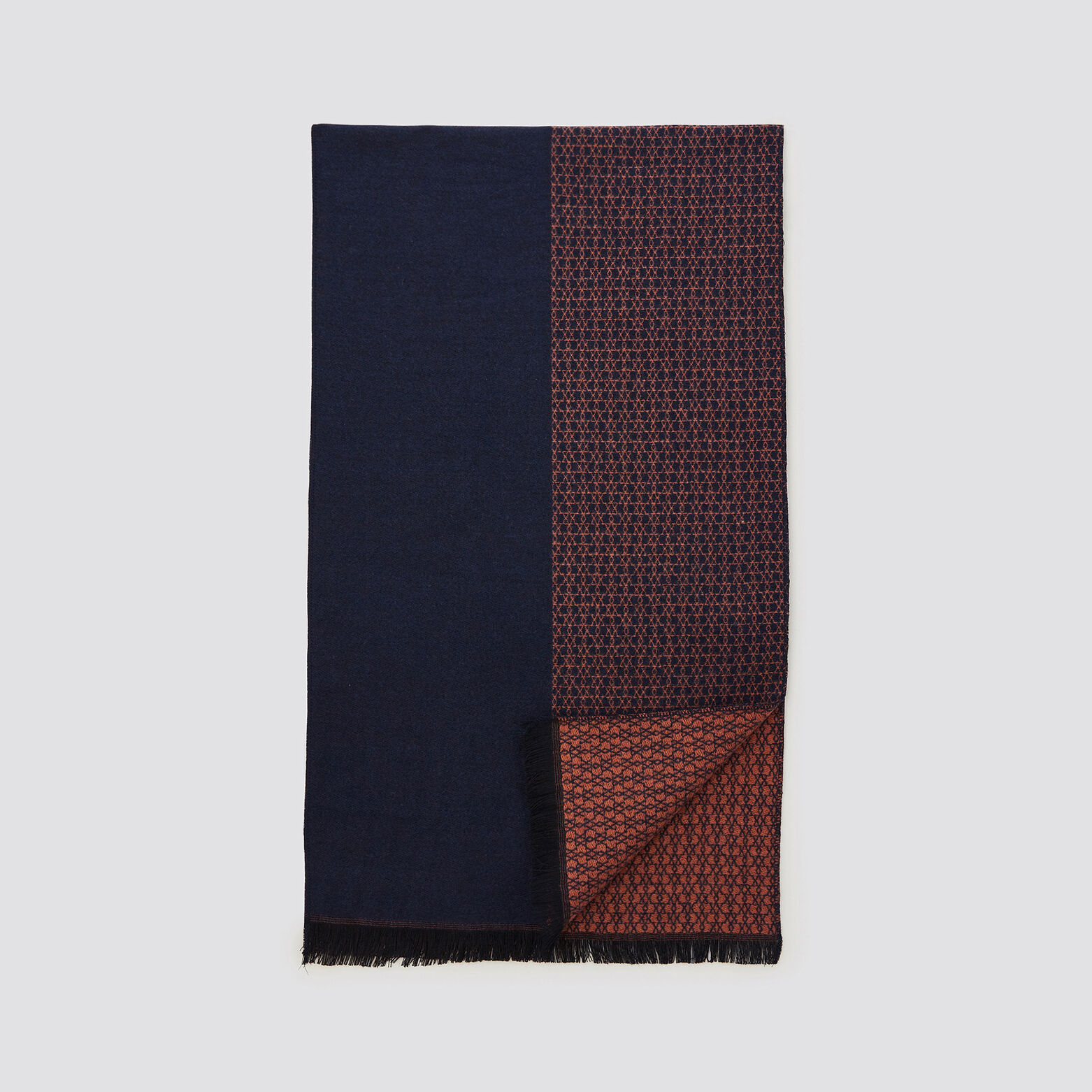 Coffret écharpe Bleu foncé