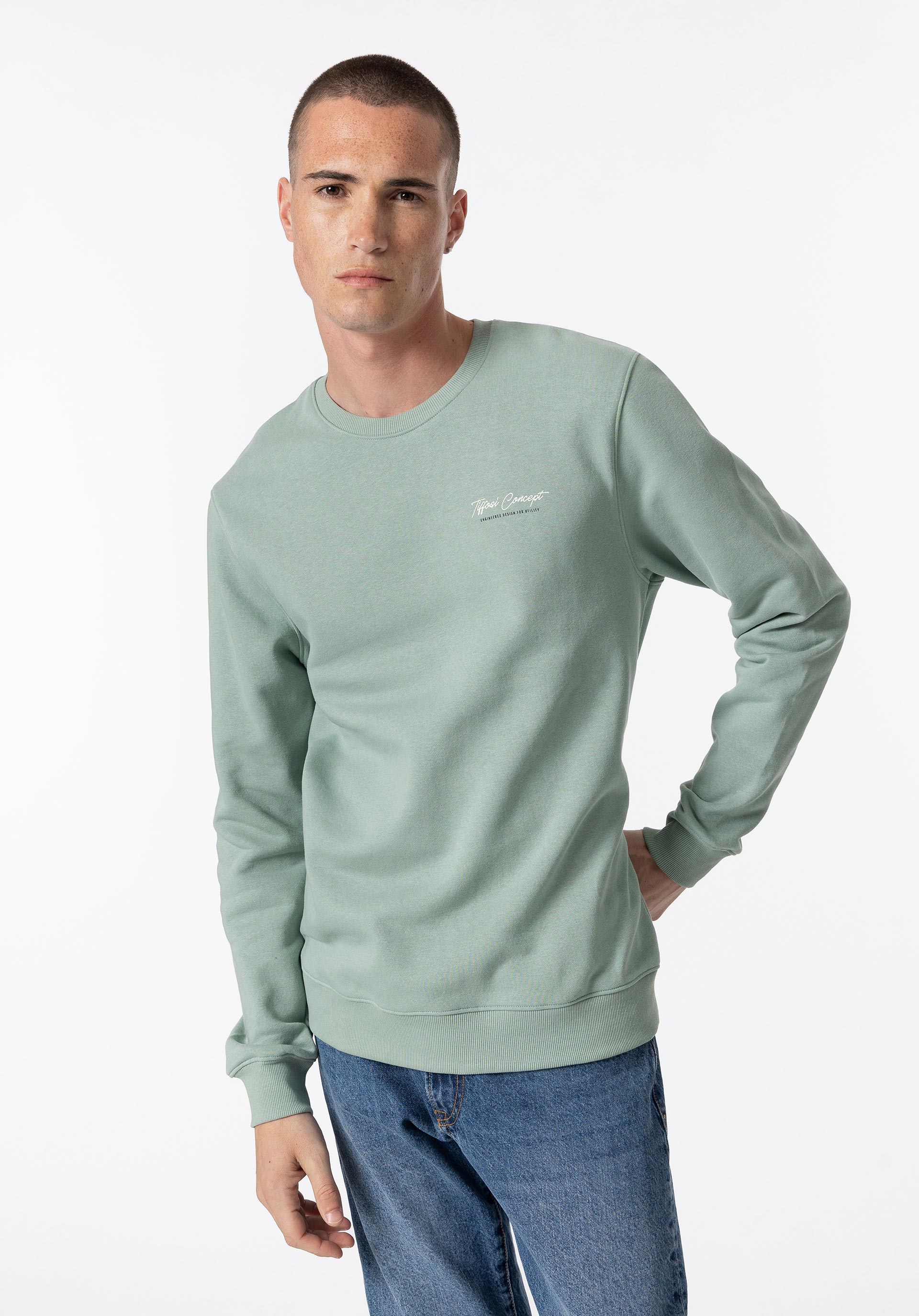 Sweatshirt com Estampado Frontal