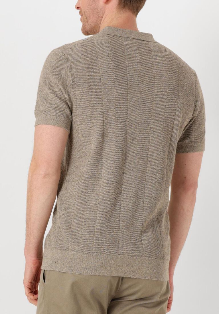beige profuomo polo polo short sleeve
