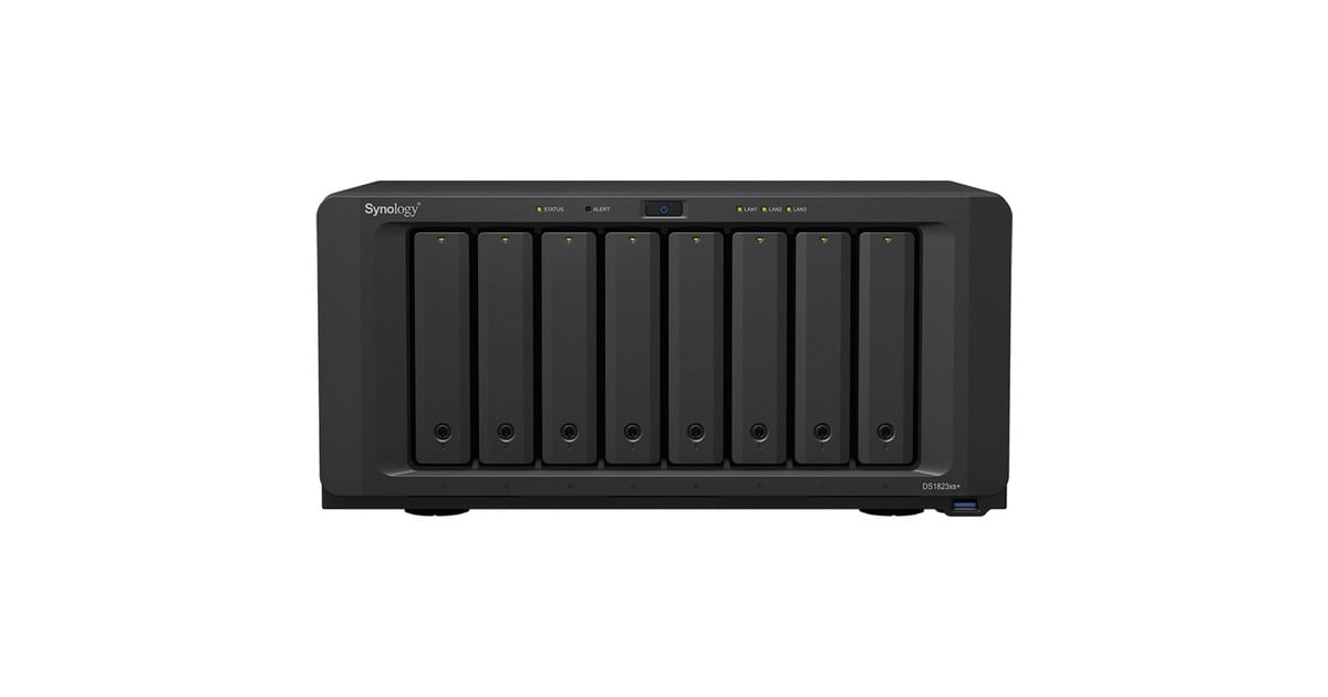SynologyDiskStation DS1823xs+ nas  (3x LAN, USB-A 3.2 (5 Gbit/s), eSATA)