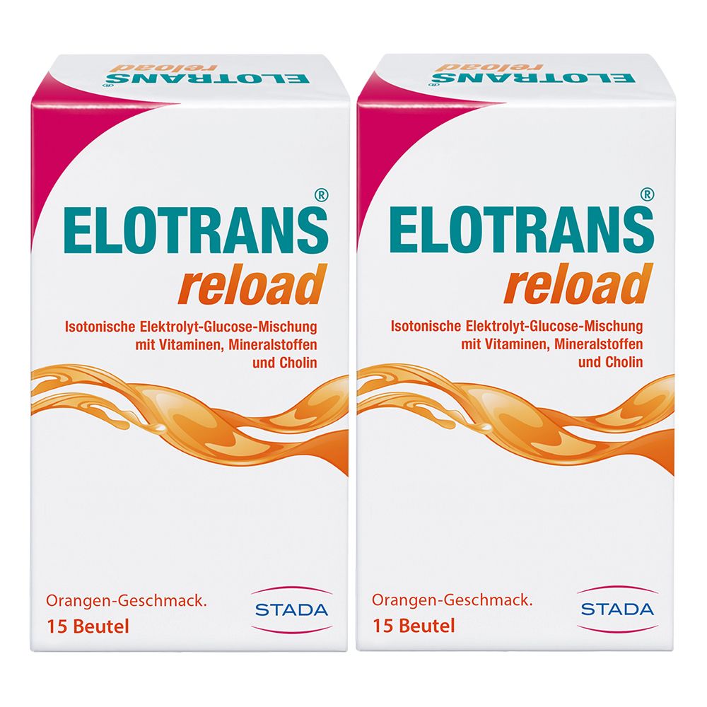 Elotrans® reload – Veganes Trinkpulver – nach anstrengenden Aktivitäten oder bei Erschöpfung, Isotonische Elektrolyt-Glucose-Mischung