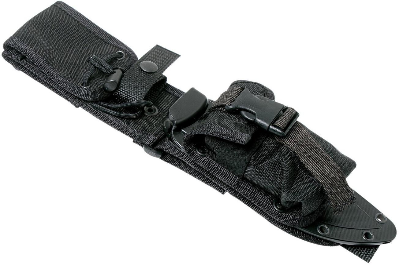 ESEE model 6 schede met MOLLE-back, Pouch, MBSP-B Black
