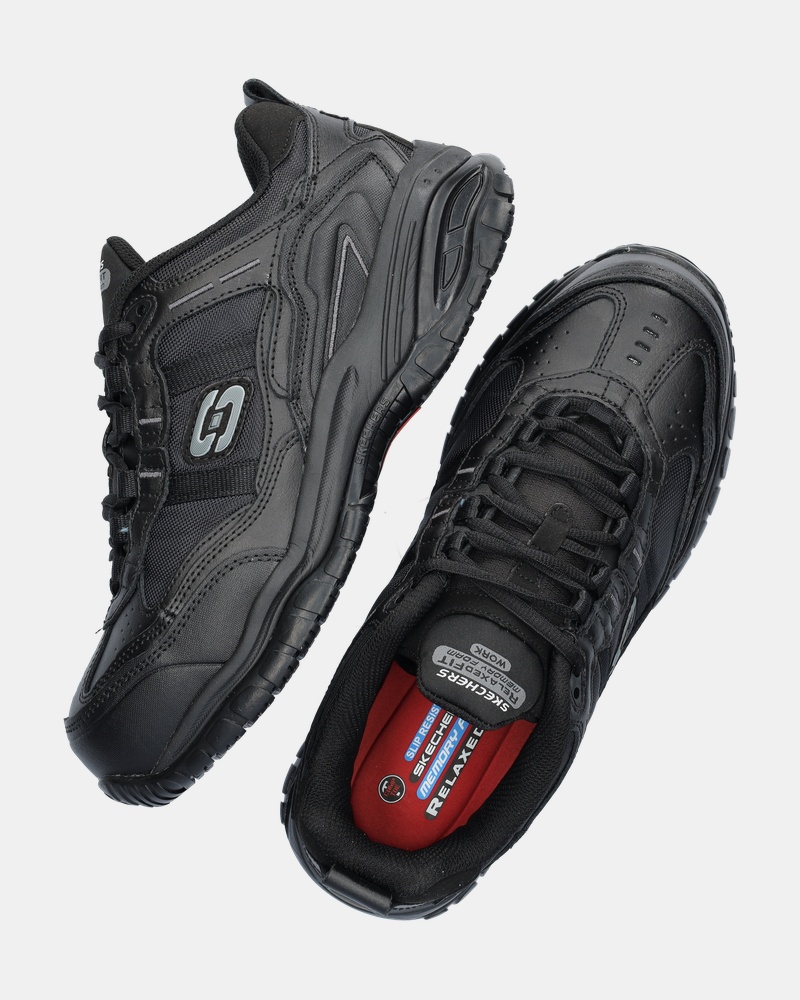 Skechers Work Soft Stride Lage sneakers  - zwart