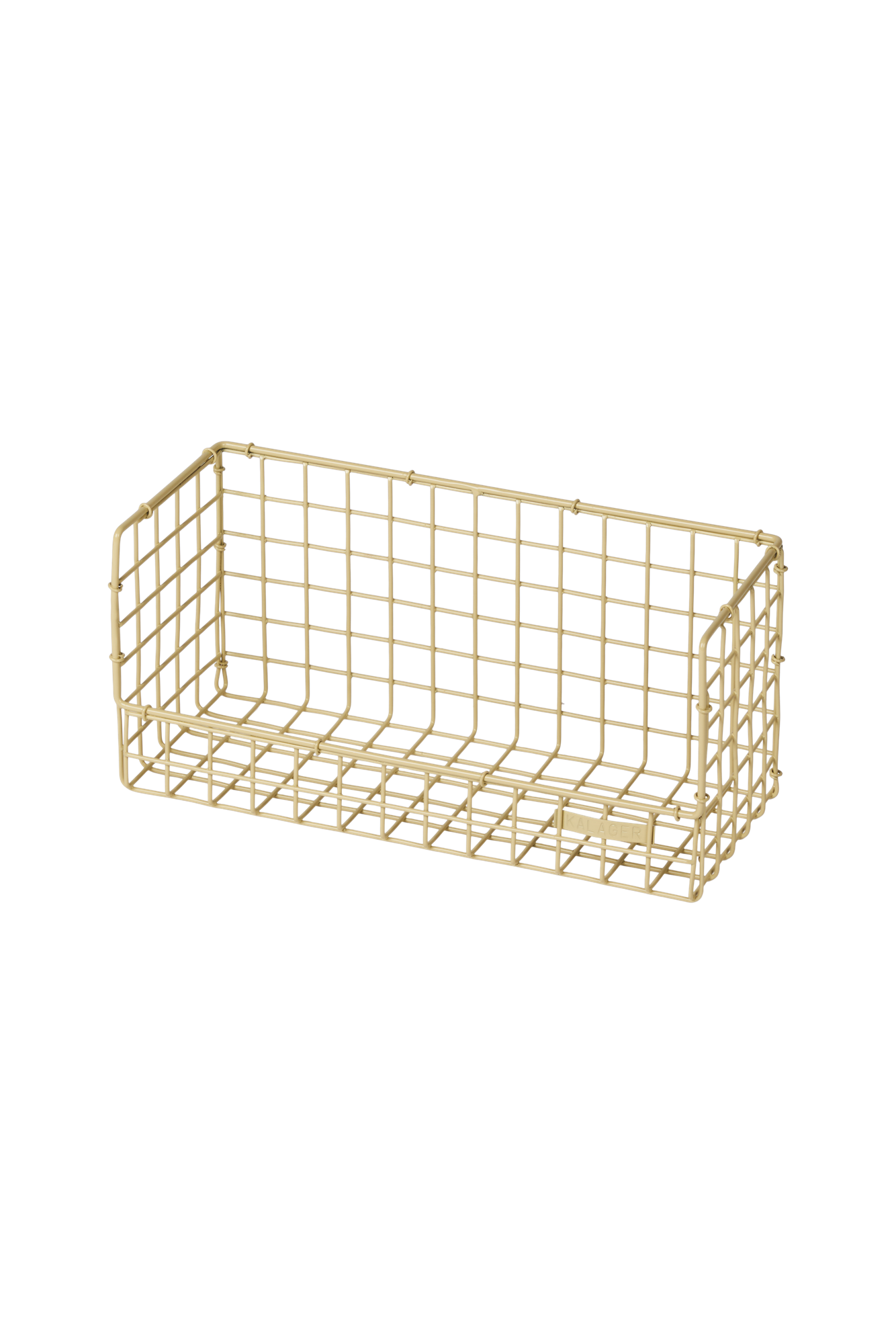 WIRE SHELF Hylde | Metal. 34 x 14 x 16 cm. | Camel | Kalager Design