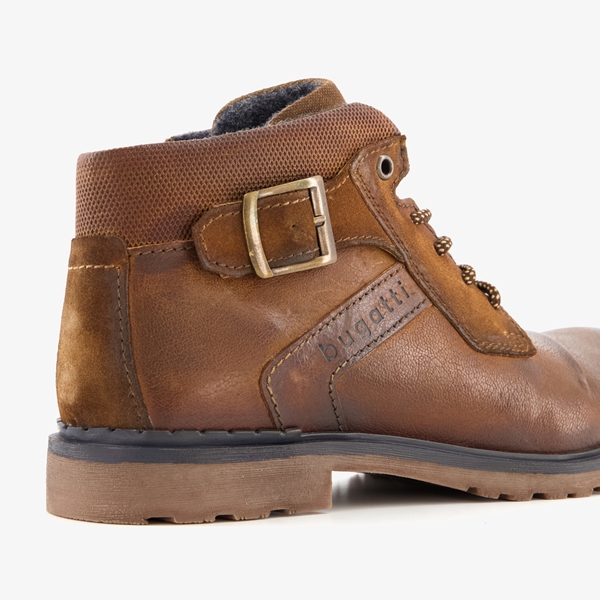 Bugatti leren heren veterboots