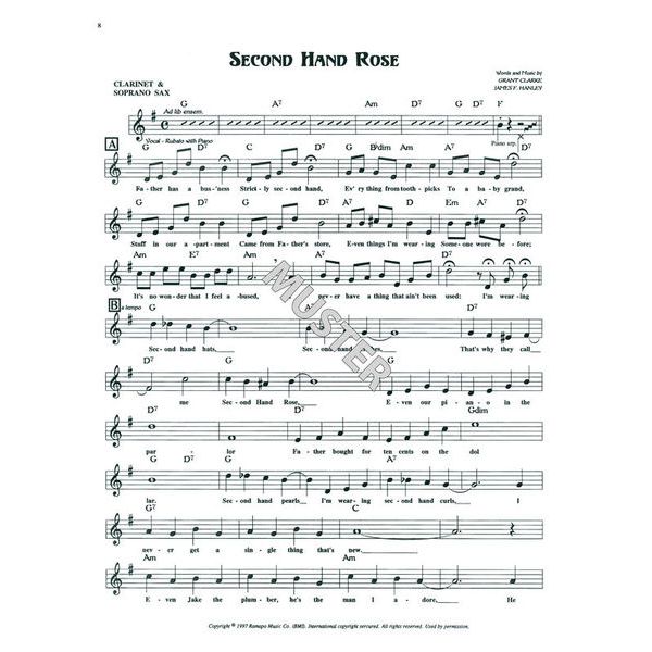 Music Minus One From Dixie to Swing Clarinet