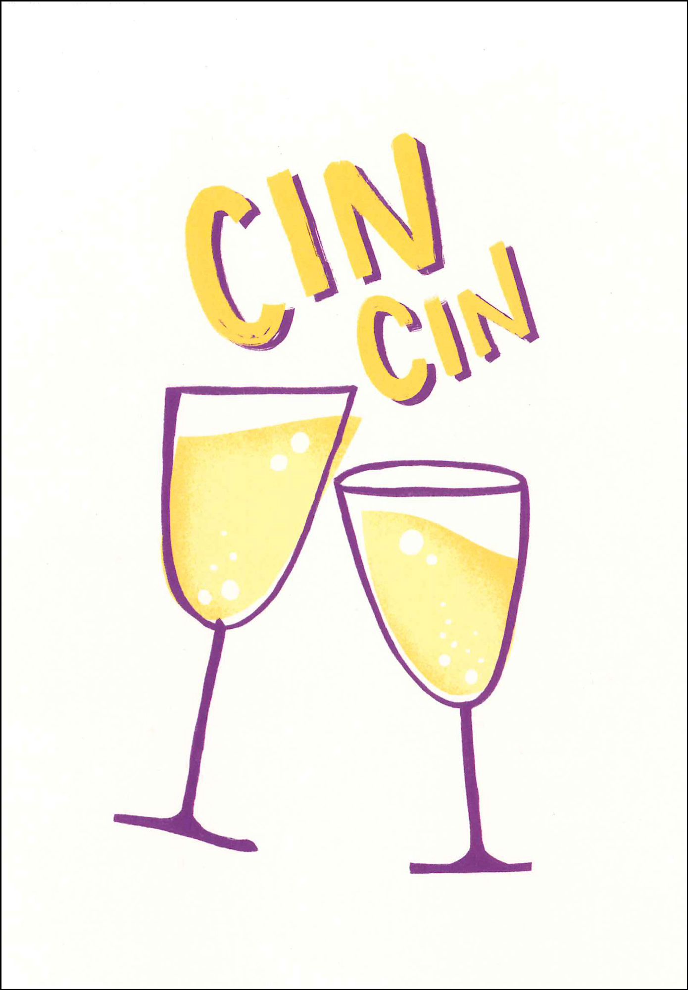 Postkarte 'Cin cin' günstig bestellen