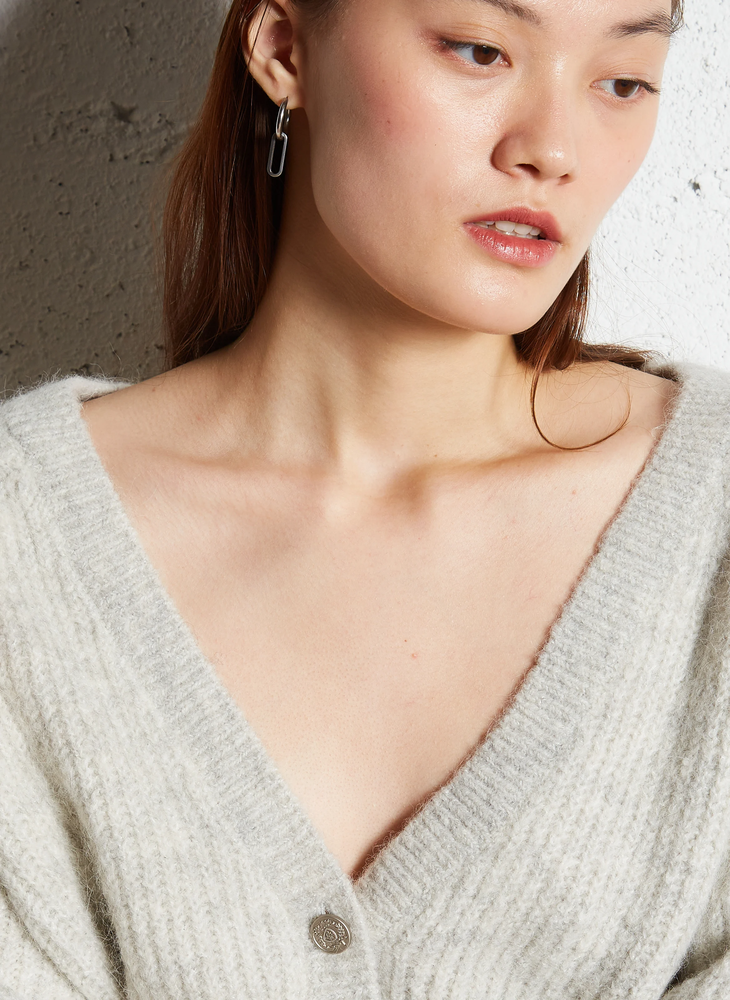Cardigan oversize | Gris
