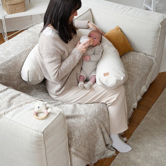 Coussin d'allaitement Big Flopsy™Lin   Naturel        de               Béaba