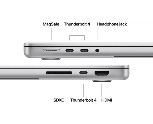 Apple 14-inch MacBook Pro - M4 chip 10-core CPU   10-core GPU, 16GB RAM, 1TB SSD - Silver