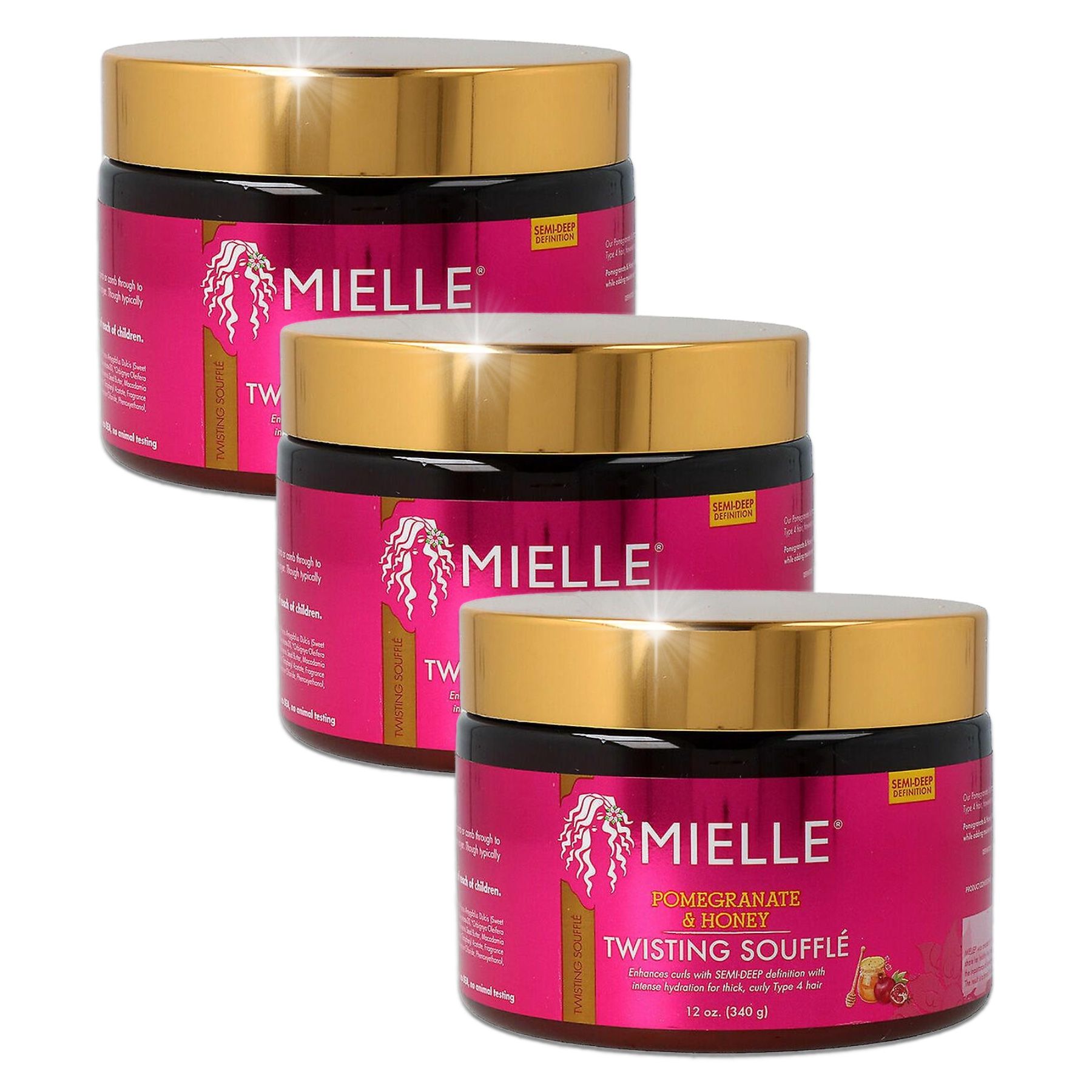 Mielle Organics Haarmaske Pomegranate Honey Twisting Souffle für Haarpflege