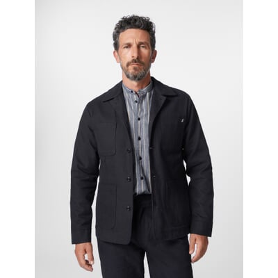 Herrenjacke teilgefüttert, Dunkelblau