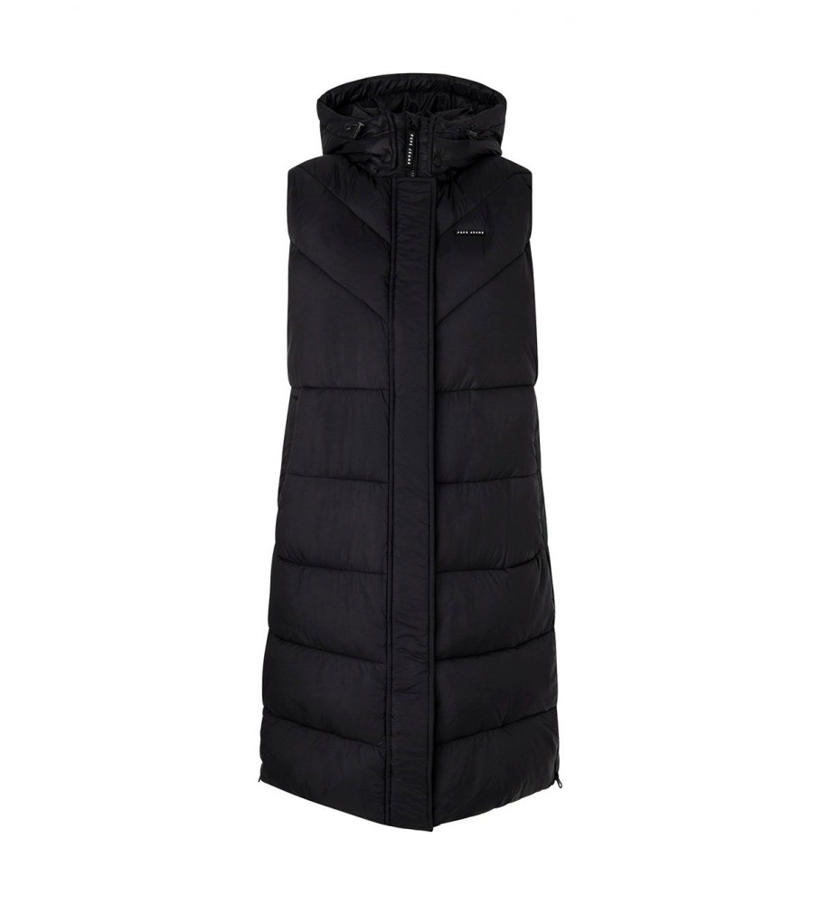 Colete preto Pepe Jeans Mercy