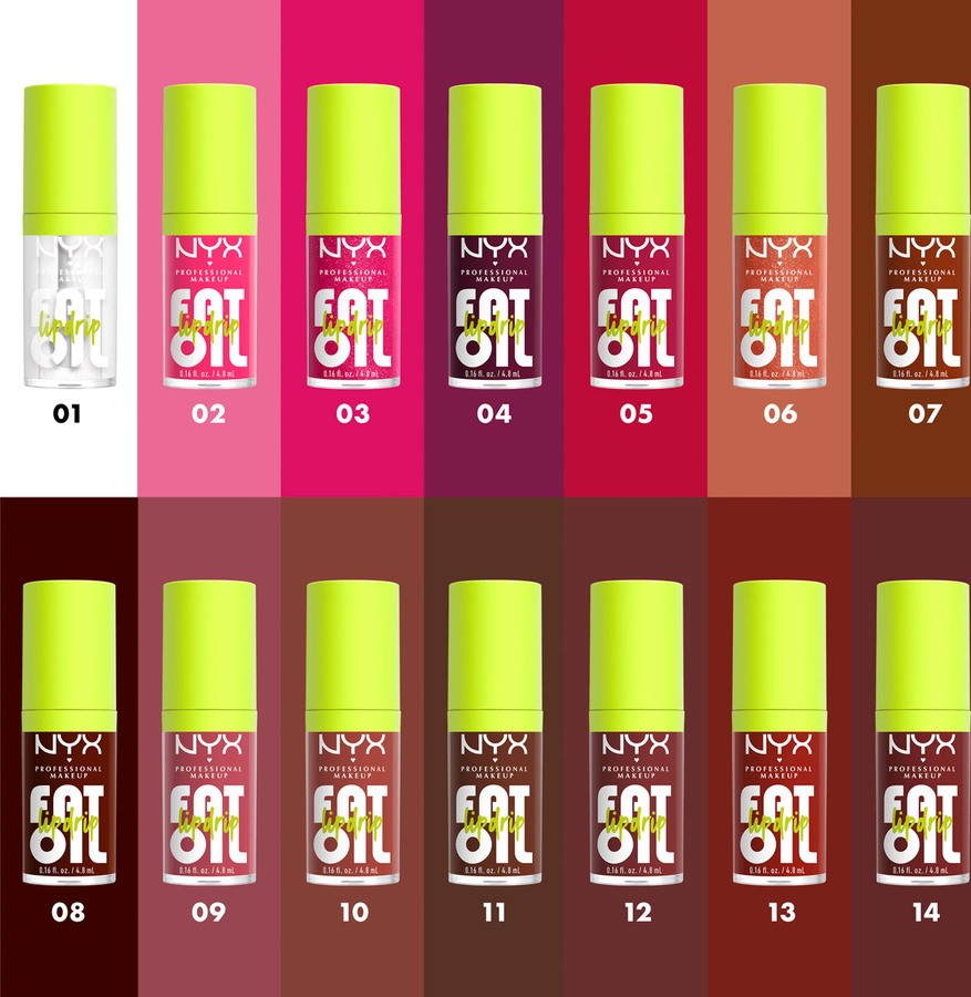 NYX Professional Makeup Fat Oil Lip Drip 01 My Main 4,8ml