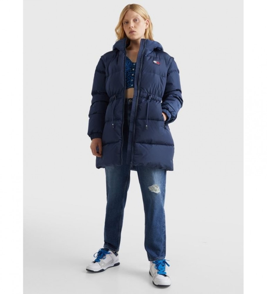 Tommy Jeans Abrigo de plumn Marinho acolchoado