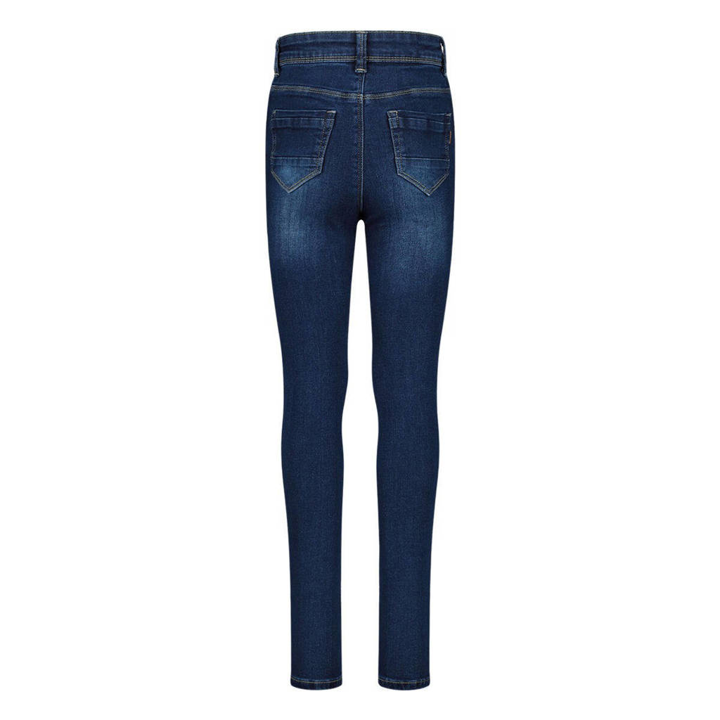 NAME IT high waist skinny jeans NKFPOLLY dark blue denim