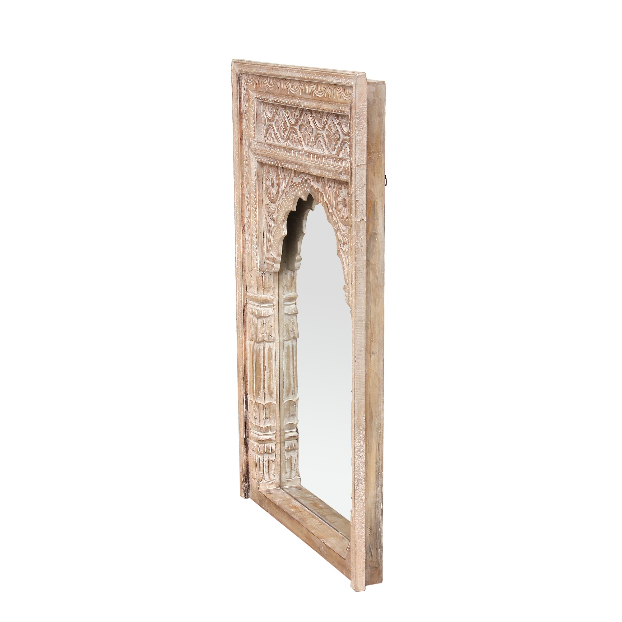 Spiegel mit Schnitzereien, T 6 cm, B 80 cm , H 120 cm von fischer's lagerhaus