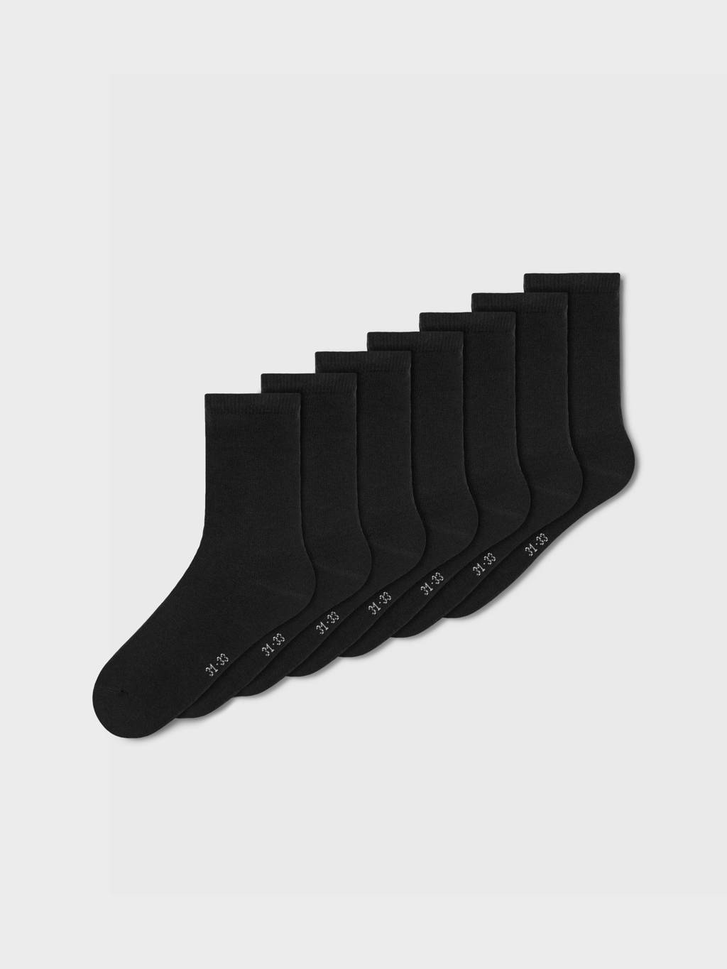 NAME IT sokken NKNSOCK - set van 7 zwart