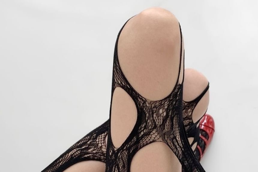 Malnia Home - Visnetpanty met effen uitsparingen