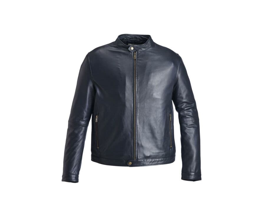 Blouson cuir homme Noir - CARTER