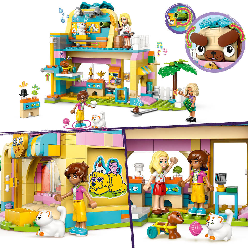 LEGO Friends winkel met dierenaccessoires 42650