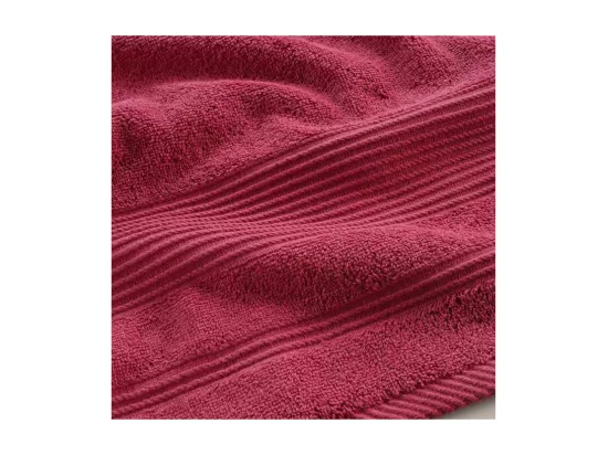 Drap de Bain 90 x 150 cm Tendresse Rubis - Eponge Unie