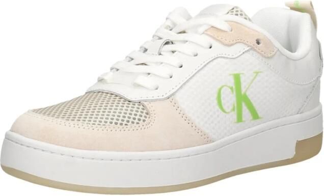 Calvin Klein Witte Lage Sneakers Basket Cupsole Low Xray