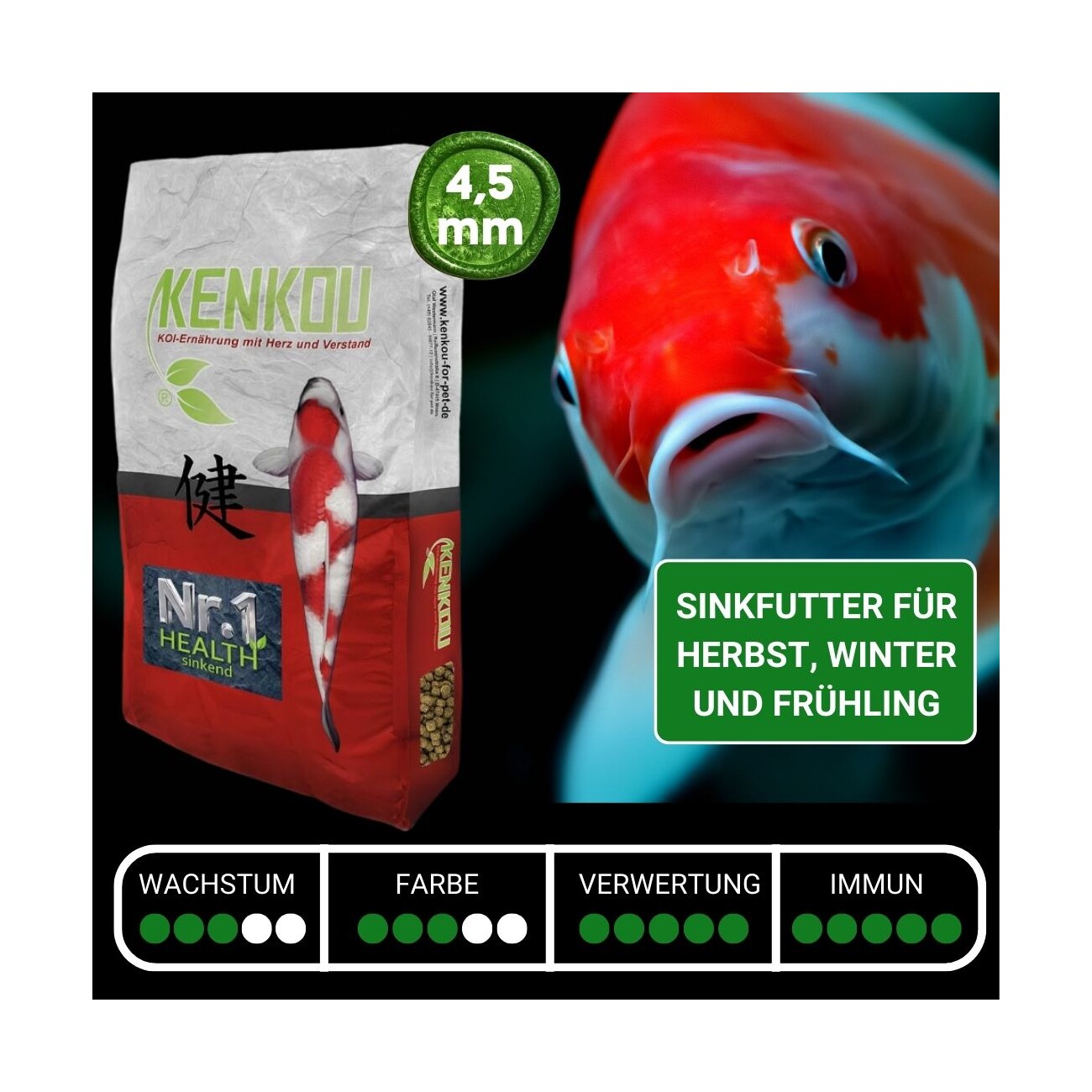 KENKOU Health sinkend 5mm 5 kg
