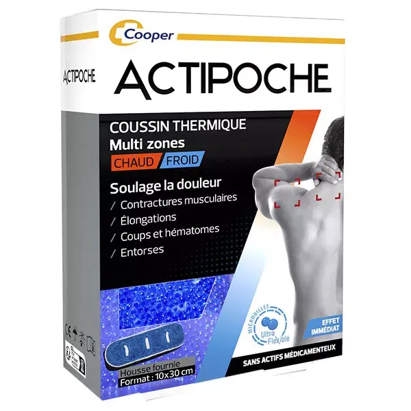 Almofada térmica para termoterapia Actipoche com microesferas, multizona, 1 unidade