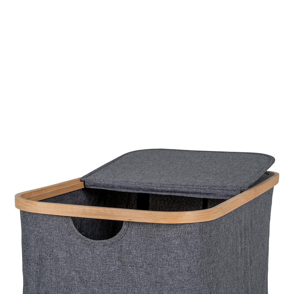 Wasmand Wendy Donkergrijs