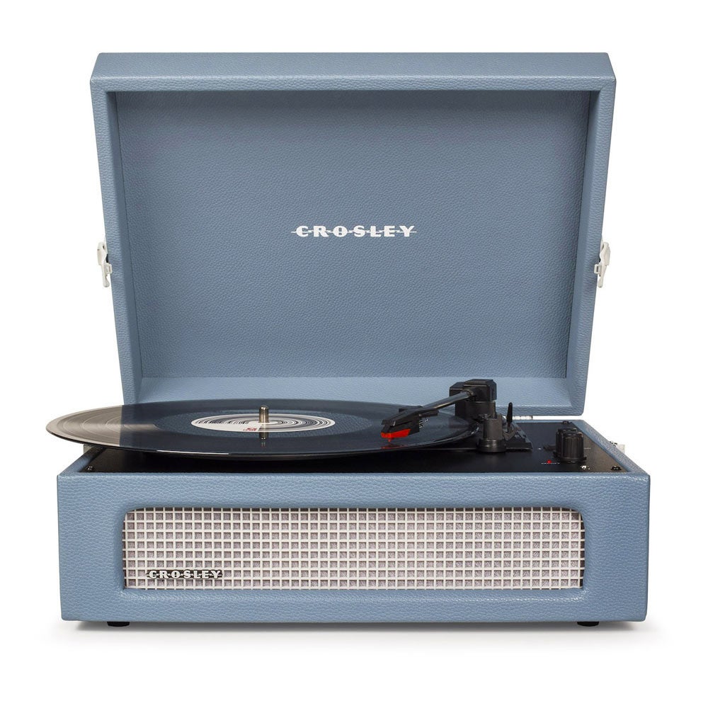 Crosley CR8017B-WB Voyager Washed Blue platenspeler met Bluetooth