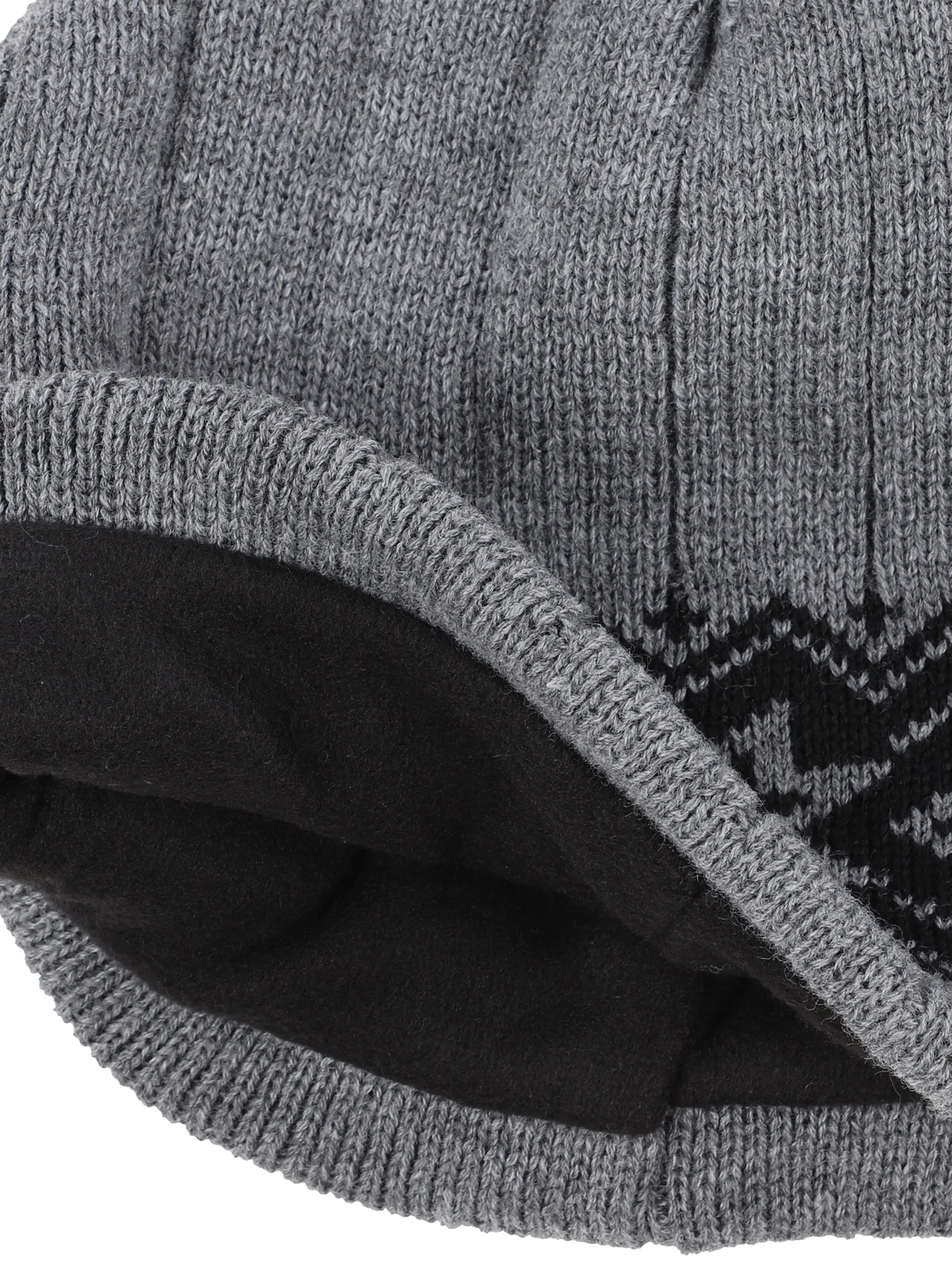 Herren Strickmütze mit Norwegermuster