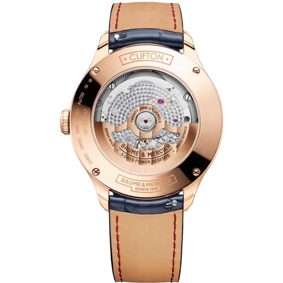 Baume et Mercier Clifton Baumatic Gold 10547 Day Date Mondphase