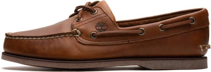 Timberland Authentic Classic Boat Shoe Leather Beige Loafers