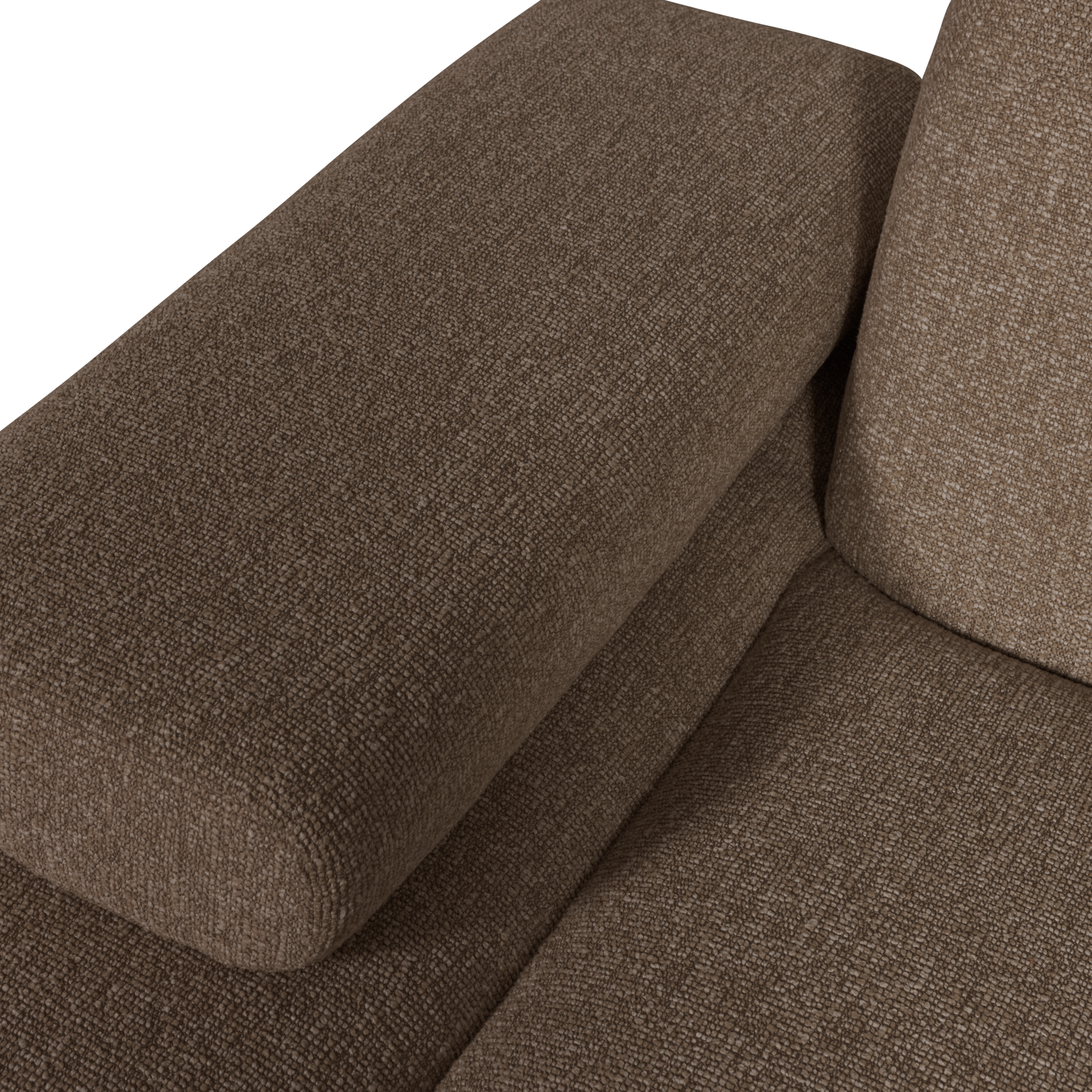 Chaise Longue Mojo Element Mojo Chaise Longue Element Links - Bouclé - Bruin Melange