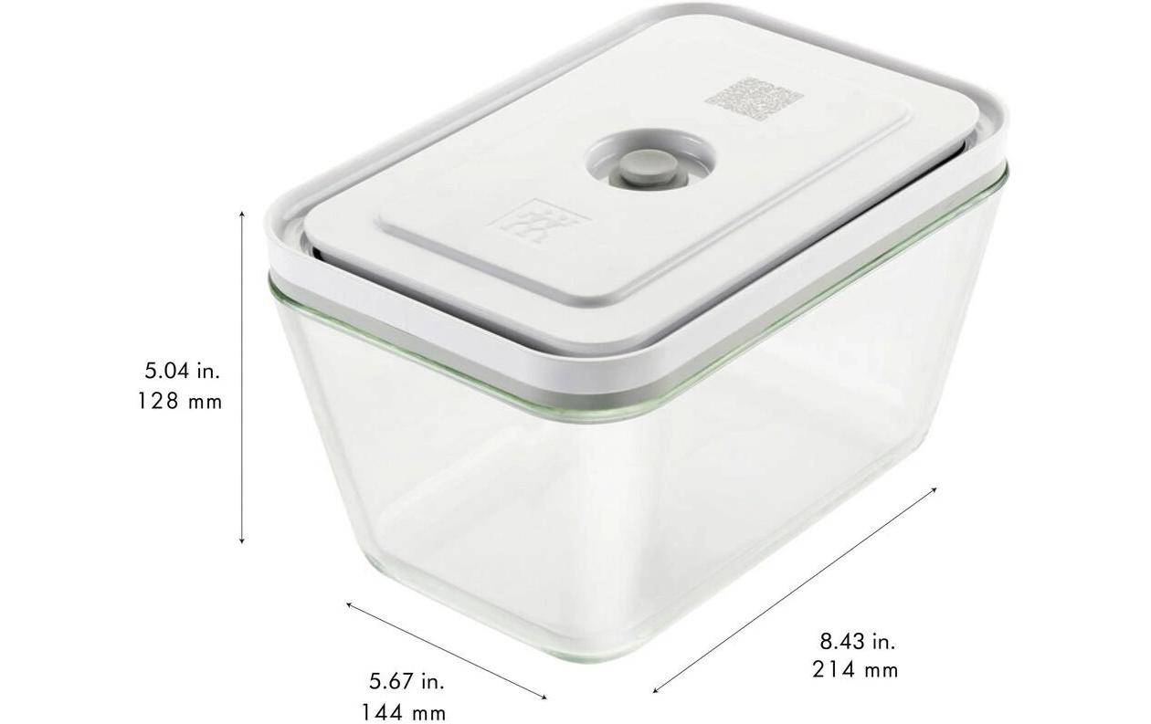 Fresh and Save Rechteckige Box Glas, 1.6 LVakuumbox L
