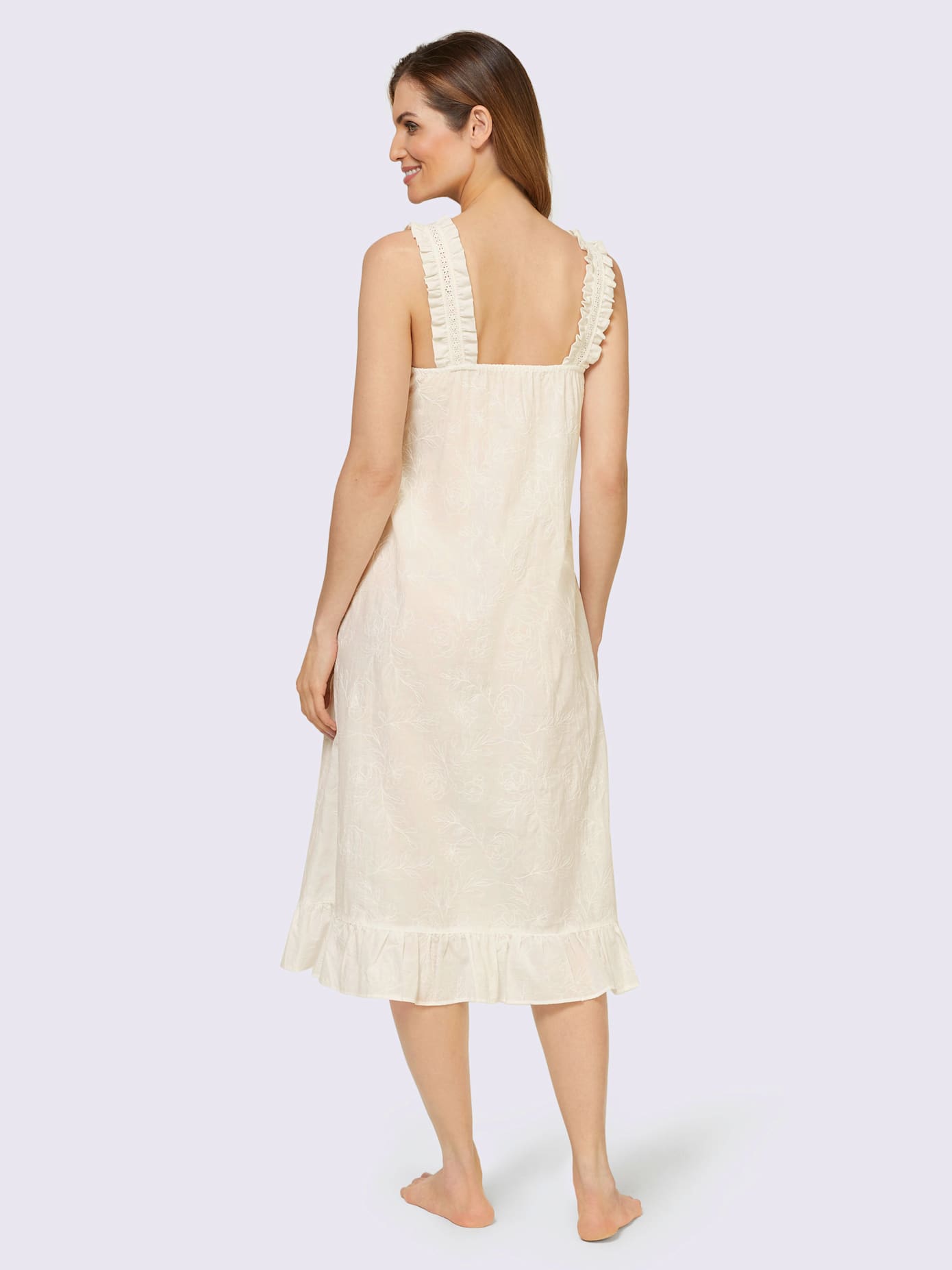 Chemise de nuit batiste de coton