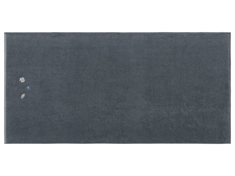 2 badstof douchehanddoeken, 70 x 140 cm