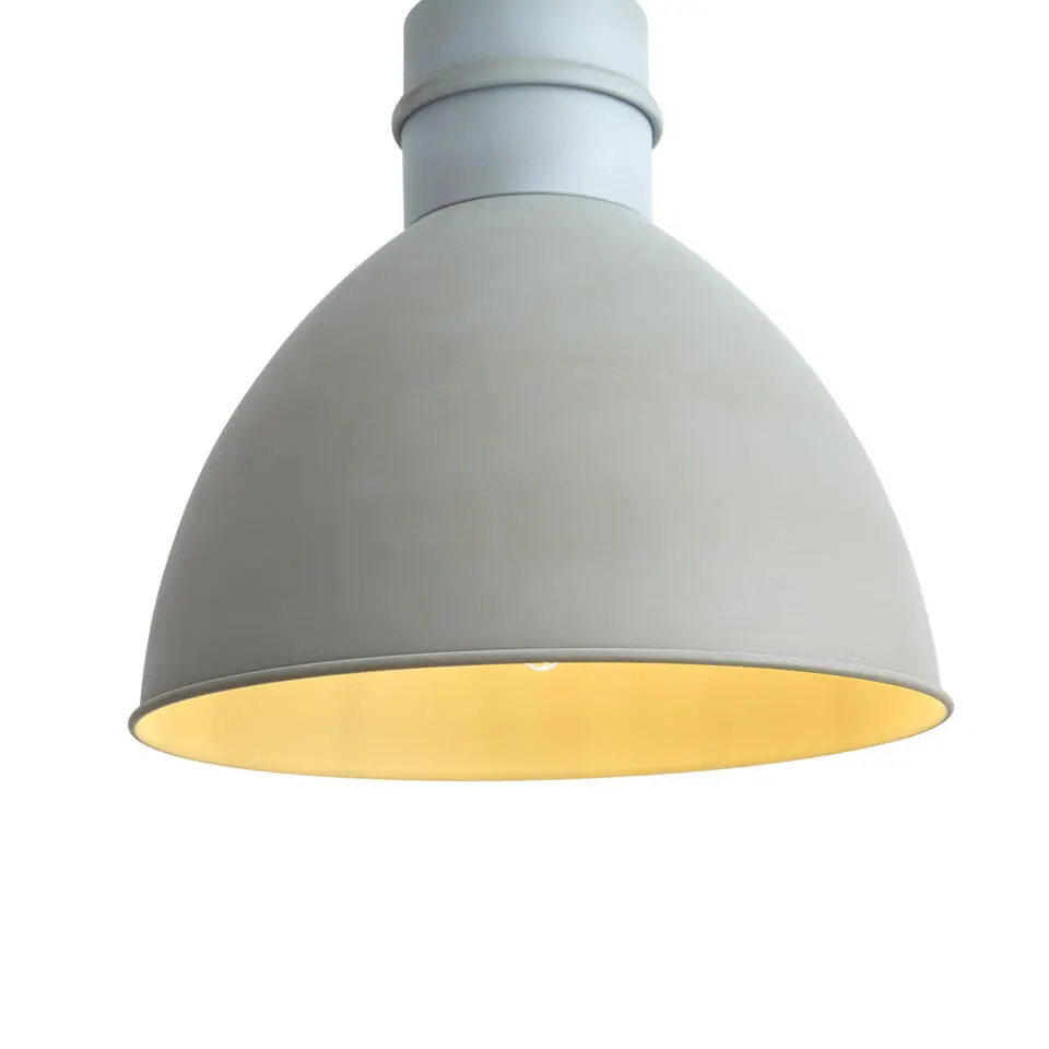 Qazqa hanglampen dory grijs e27