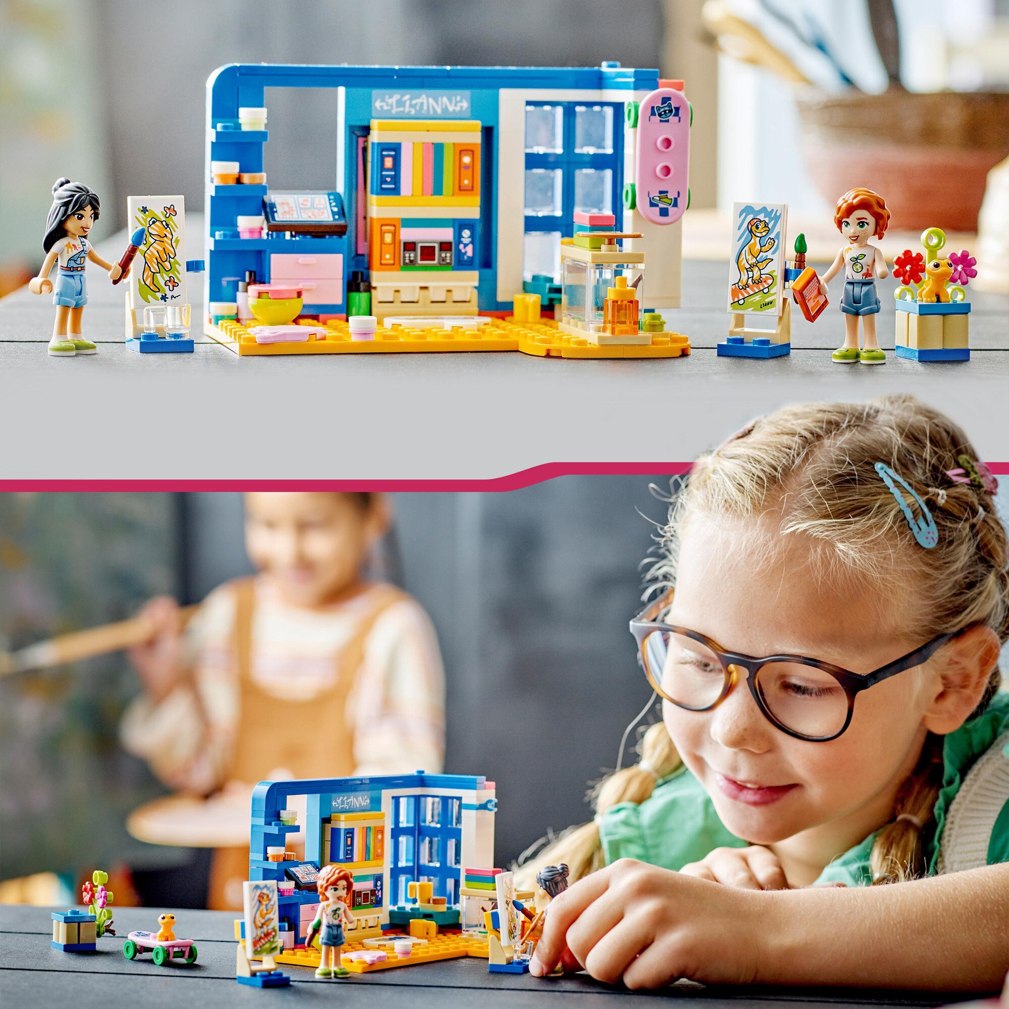 LEGO Konstruktionsspielzeug Friends Lianns Zimmer