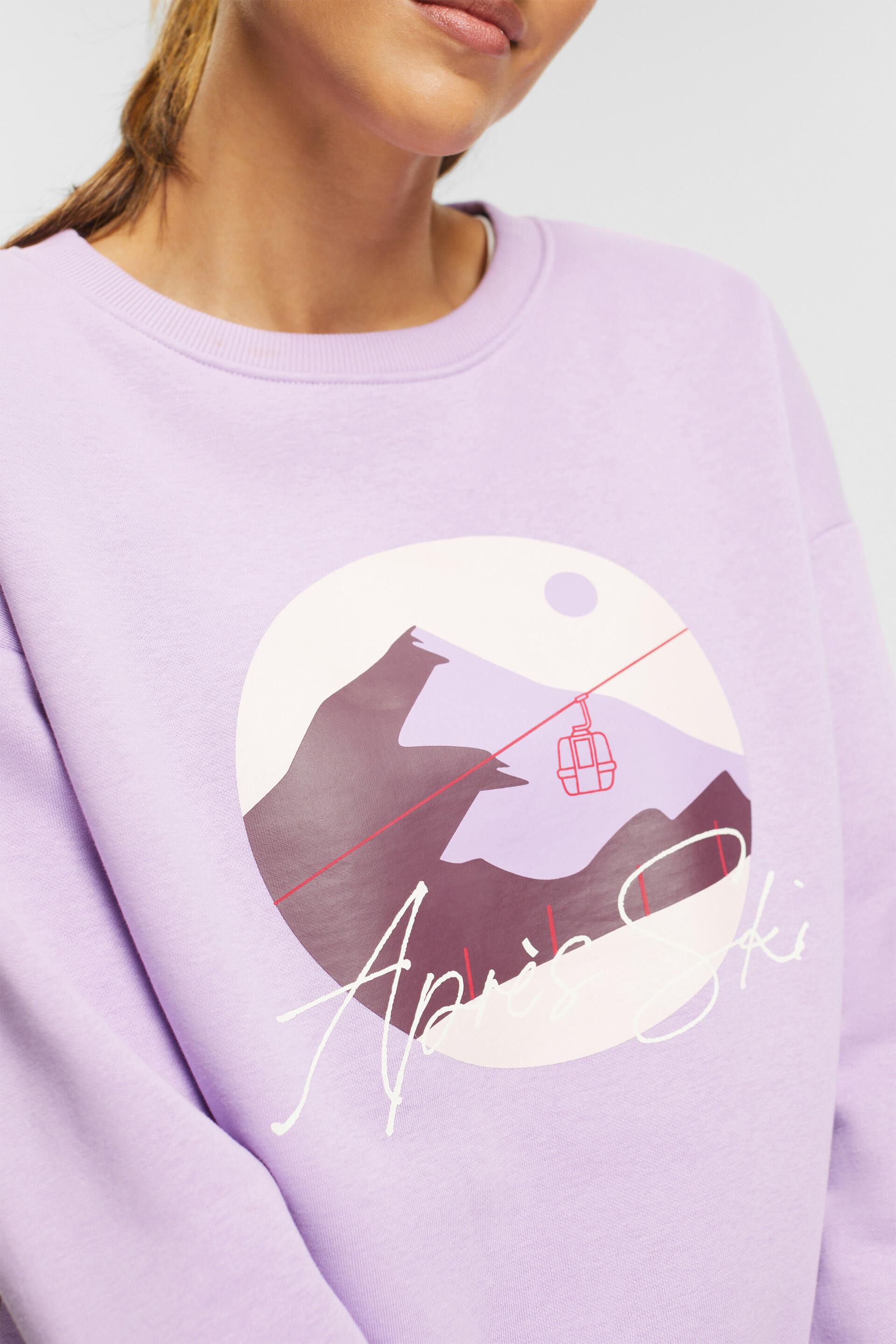 Sweat-shirt à imprimé sur le devant