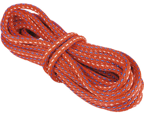 Touw Paraloc Mamutec polypropyleen rood/blauw Ø 8 mm, 10 m