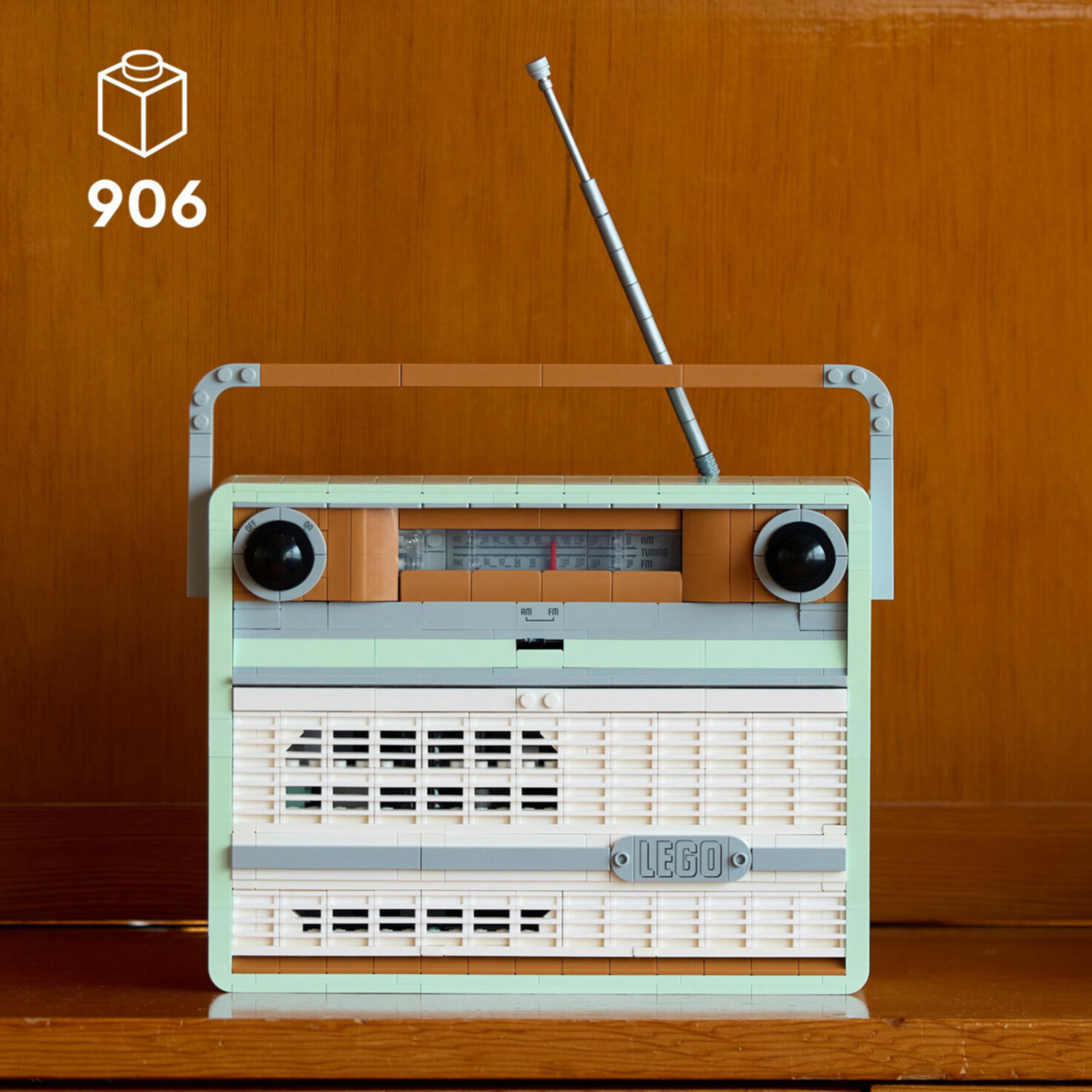 LEGO® Icons Retro Radio Music Home Decor Building Set 10334