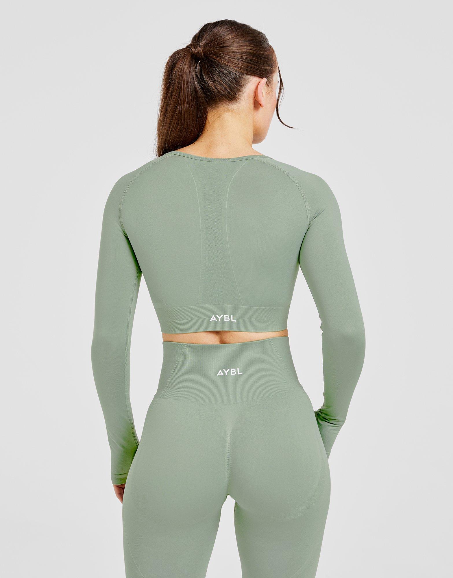 AYBL Crop Top Manches Longues Empower Seamless Femme